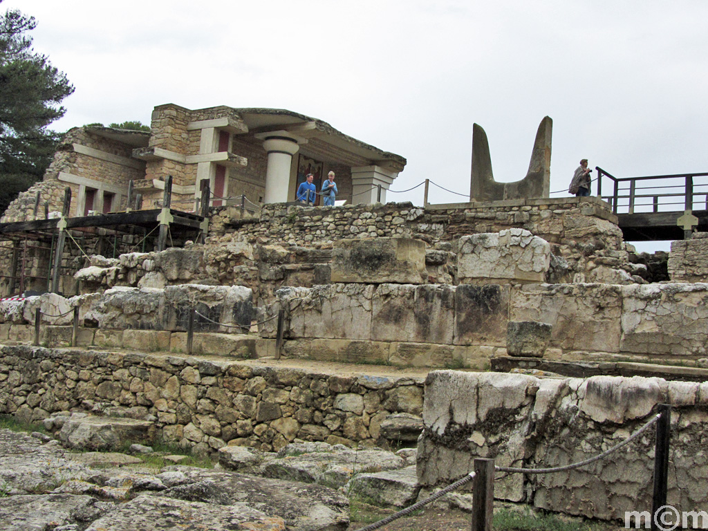 Crete ancient Minoan Palace of Knossos