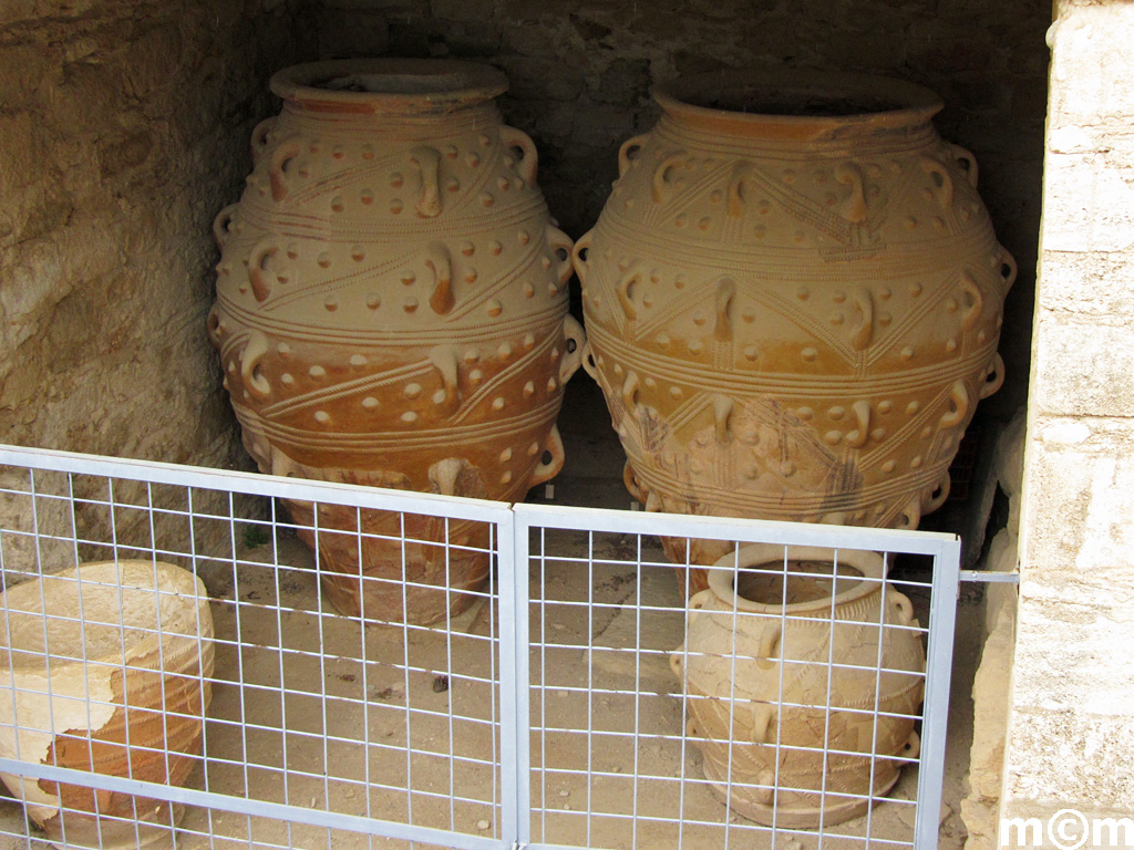 Crete ancient Minoan Palace of Knossos